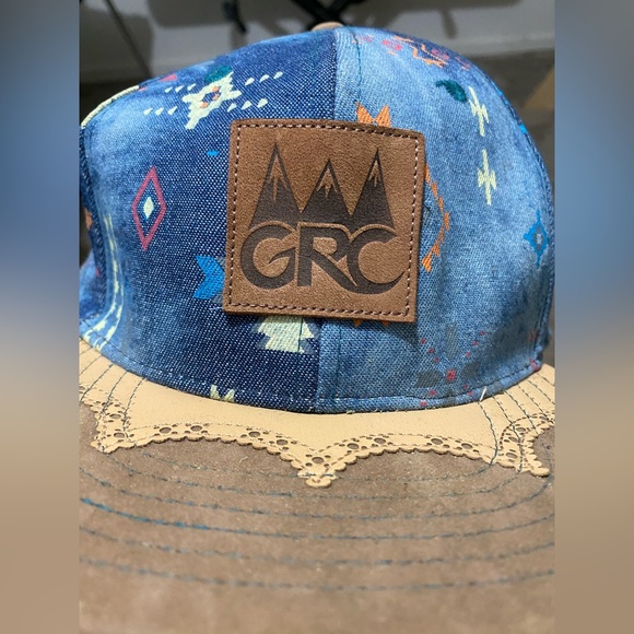Grassroots California 420 Limited Edition Blue and Suede Snap Back, S/M - Picture 6 of 11